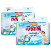 Bộ 2 Tã dán Goon Renew Slim size L - 32 miếng (9 - 14 kg)