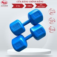 Bộ 2 Tạ Nhựa Bát Giác 10KG (Đã Có Ruột)