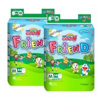 Bộ 2 Tã quần GOO.N Friend size M - 58 miếng (7 - 12 kg)