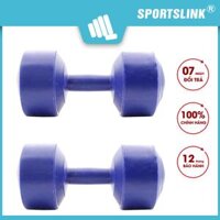 Bộ 2 Tạ Tập Tay Nhựa VN Sportslink - Xanh - 3Kg