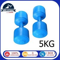 Bộ 2 Tạ tay 5kg nhựa tập gym cao cấp