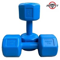 Bộ 2 Tạ Tay Nhựa Bát Giác 5kg REEFIT 2 tạ 5kg, tổng 10kg