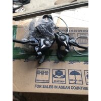 Bộ 2 tay đề  xe đạp địa hình Shimano  3x7 Speed có cả dây vỏ đề  - Rẻ vô đối