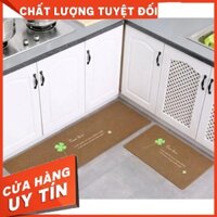 Bộ 2 thảm 2D chống thấm trang trí nhà cửa (120x40 và 60x40 cm) - Hàng nhập khẩu