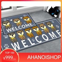 Bộ 2 thảm bếp 3D,thảm trải sàn,thảm trang trí (CGHN)