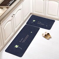 Bộ 2 thảm trải sàn nhà bếp mẫu mới cao cấp đế cao su chống trơn trượt tiện dụng - giao họa tiết và màu sắc ngẫu nhiên