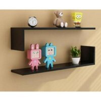 Bộ 2 thanh kệ trang trí treo tường chữ L 60x15cm KTT04