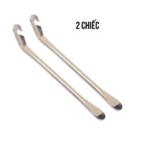 Bộ 2 Thanh Nạy Móc Lốp Xe Đạp Giúp Vá Lốp Săm Xe Đạp Chất Liệu Thép Không Gỉ dài 12cm MaiLee
