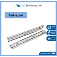 Bộ 2 Thanh ray INOX trượt ngăn kéo tủ cho thợ làm tủ, đóng tủ - Loại giảm chấn | DNX IPURE
