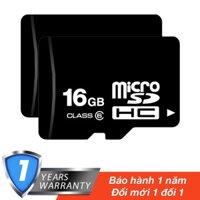 Bộ 2 thẻ nhớ 16GB microSDHC OEM Class 6 - Bảo hành 1 năm