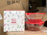 Bộ 2 thố thủy tinh (kiện 20 bộ)