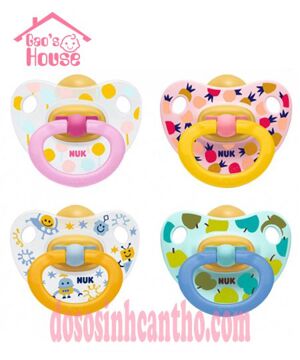 Bộ 2 ti giả NUK Cao su Classic 0-6m NU01474