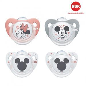 Bộ 2 ti giả silicone Nuk Mickey Sleeptime 6-18M NU34339