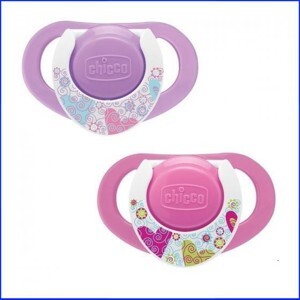 Bộ 2 ty ngậm silicon Physio Compact Tim hồng 12M+