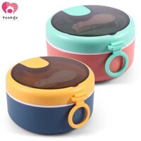 Bộ 2 Tô Ăn Mì Có Nắp Đậy 30oz Và Muỗng Gấp Gọn Chống Rò Rỉ Tiện Dụng SHOPSKC5993