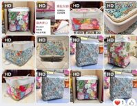 Bộ 2 túi vải đựng đồ đa năng (Xanh)