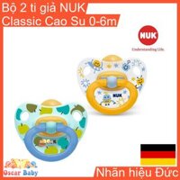 Bộ 2 ty giả NUK Cao su Classic