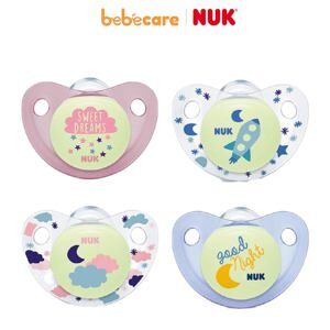 Bộ 2 ty giả silicone Nuk Night/Day 6-18M NU48150