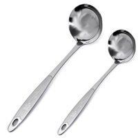 Bộ 2 vá múc canh inox cao cấp 7cm và 9cm