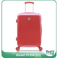 Bộ 2 Vali Chống Trộm TRIP PC058 - Size 22+26inch - Màu Đỏ