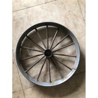 Bộ 2 vành 14 nan đường kính 45cm, để chế bánh xe bò, xe cải tiến vành không có săm lốp