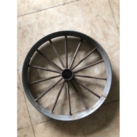 Bộ 2 vành 14 nan đường kính 45cm, để chế bánh xe bò, xe cải tiến vành không có săm lốp