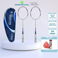 Bộ 2 Vợt Cầu Lông Sợi Cước Bokai BK135 Sportslink (Tặng Kèm 3 Quả Cầu)