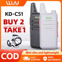 Bộ 2 WLN Kd-C15w 16 Kênh UHF 400-470Mhz Hai Chiều Radio Fm Transceiver Walkie Talkie
