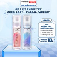 Bộ 2 Xịt Dưỡng Tóc 2 Lớp Beautylife 100ml giảm khô xơ dưỡng tóc xịt thơm tóc lưu hương nước hoa