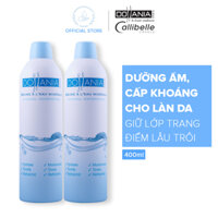 Bộ 2 Xịt khoáng  400ml Dollania dưỡng ẩm cấp nước làm dịu làn da Brumisateur Eau Minerale - HSD 11.2021