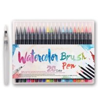 Bộ 20 bút lông màu nước cao cấp BUDECOR Water Color Brush Pen