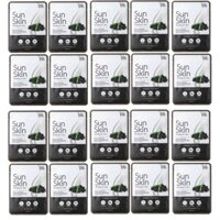 Bộ 20 đắp mặt nạ sạch mụn, dưỡng da than hoạt tính Beauskin ISK SUNSKIN CHARCOAL SHEET MASK Hàn quốc cao cấp 23g/ Gói