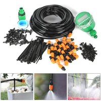 Bộ 20 đầu phun sương kèm van nước hẹn giờ tưới cây tự động