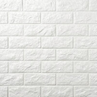 Bộ 20 miếng xốp dán tường giả gạch 3D 70x77cm - 4 li - Trắng
