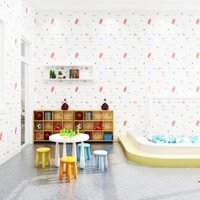 Bộ 20 Tấm Xốp Dán Tường Hoạt Hình Siêu Dễ Thương Sẵn Keo 70x77
