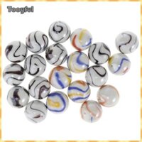 Bộ 20 viên bi thủy tinh Tooyful (25mm), Phụ kiện chạy bằng đá cẩm thạch, Đồ chơi thủ công trẻ em, Ủng hộ tiệc tùng, Trang trí bể cá