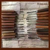 Bộ 22 cây đục gỗ điêu khắc chuyên đục lồng chim mài sắc kèm cán gỗ nghiến chỉ việc dùng