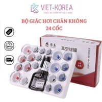 Bộ 24 Cốc Giác Hơi Cạo Gió Chân Không Giảm Đau Nhức Dùng Trong Spa Đông Y T,rị Liệu
