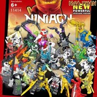 Bộ 24 Digi Ninja Đại Chiến Người Xương Cùng Phù Thủy Đầu Lâu Và Ác Nhân Ninjago Đồ Chơi Xếp Hình Lắp Ráp MOC DIY