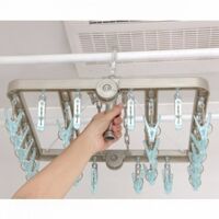 Bộ 24 kẹp treo quần áo trên giàn phơi thông minh - Hàng nội địa Nhật