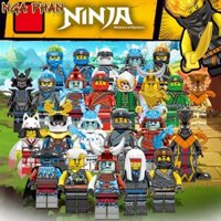 Bộ 24 Ninja Đại Chiến Samurai Lửa Và Băng Cùng Cấm Thuật Spinjitzu Ninjago Đồ Chơi Xếp Hình Lắp Ráp