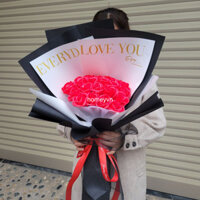 [Bó 25 Bông] Hoa Hồng Sáp vĩnh cửu tặng mẹ, vợ, người yêu ❤️️