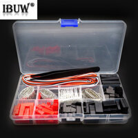 Bộ 25 Đầu Nối Servo Bộ Dụng Cụ Cắm Servo Đầu Nối Nam / Nữ Uốn Pin Bộ Cáp Tương Thích JST SYP Futaba Cho RC Hitec Spektru