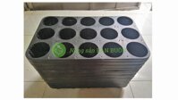 Bộ 25 Khay Nhựa Cứng 15 Lỗ Ươm Mầm – Trồng Rau, Gieo Hạt, Dễ Dàng Di Chuyển, Tái Sử Dụng, Thoát Nước Tốt