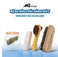Bộ 3 bàn chải đánh giày