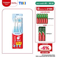 Bộ 3 Bàn chải đánh răng Colgate SlimSoft Deep Clean sạch sâu hiệu quả ( ( màu ngẫu nhiên )