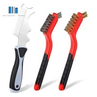 Bộ 3 Bàn Chải Sơn 4 Trong 1 Lược Dây Bàn Chải Bộ, Bàn Chải Con Lăn Cleaner Dụng Cụ Làm Sạch Chà Bụi Bẩn Paintbrush Cleaners