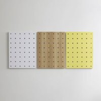 Bộ 3 Bảng Gỗ Đục Lỗ Pegboard 80x60cm