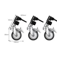 BỘ 3 BÁNH XE CHO CHÂN C-STAND CK1/CK2/CK3