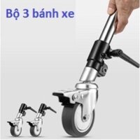 BỘ 3 BÁNH XE CHO CHÂN C-STAND CK1/CK2/CK3